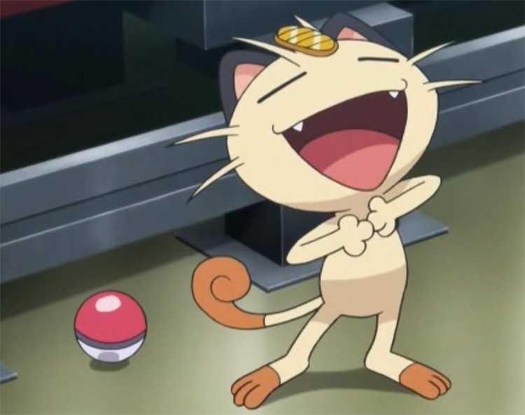 Meowth Pokémon Anime Скриншот