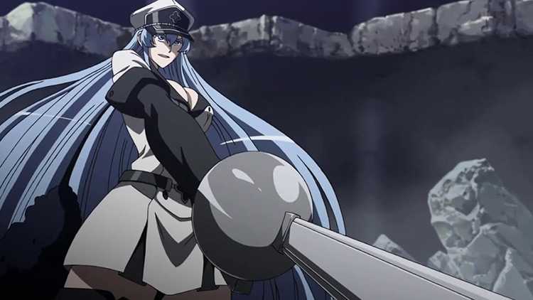 22 лучших злодейки в аниме (рейтинг) 20 Esdeath в аниме Akame ga Kill