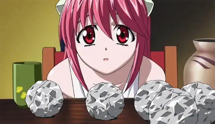Топ 25 лучших короткометражных аниме сериалов 6 Скриншот аниме-сериала Elfen Lied
