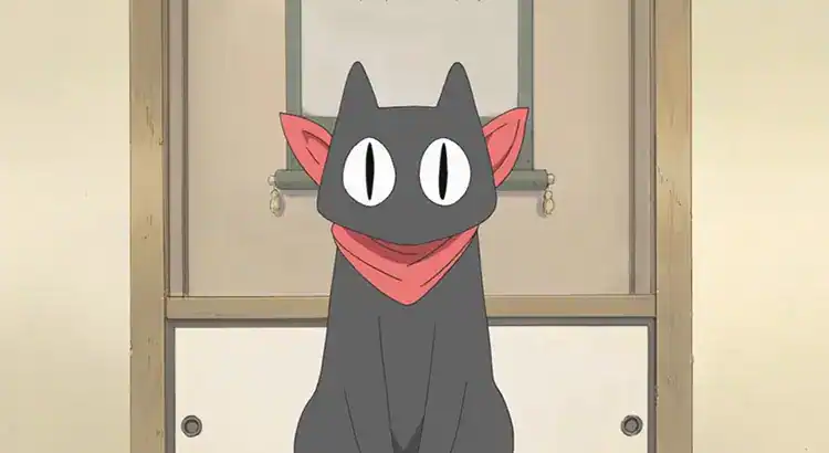25 лучших кошек в аниме 4 Sakamoto Nichijou Anime Скриншот