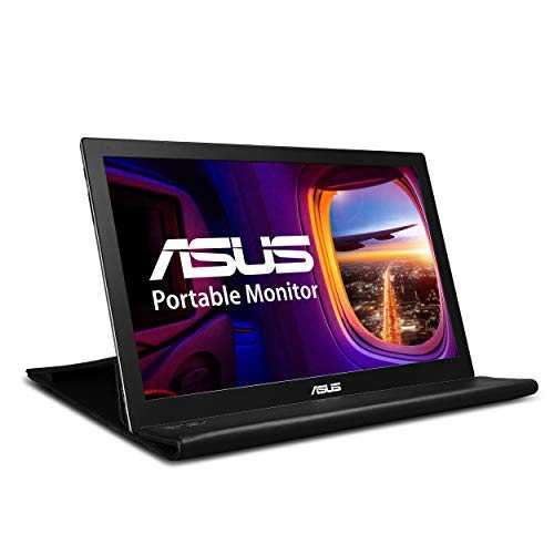 10 лучших портативных мониторов в 2022 году (USB, HDMI) 2 ПОРТАТИВНЫЙ USB-монитор ASUS MB168B 15.6' WXGA 1366x768