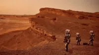 Марс (2016) - это сценарий драмы / документального фильма о холодной красной планете.
