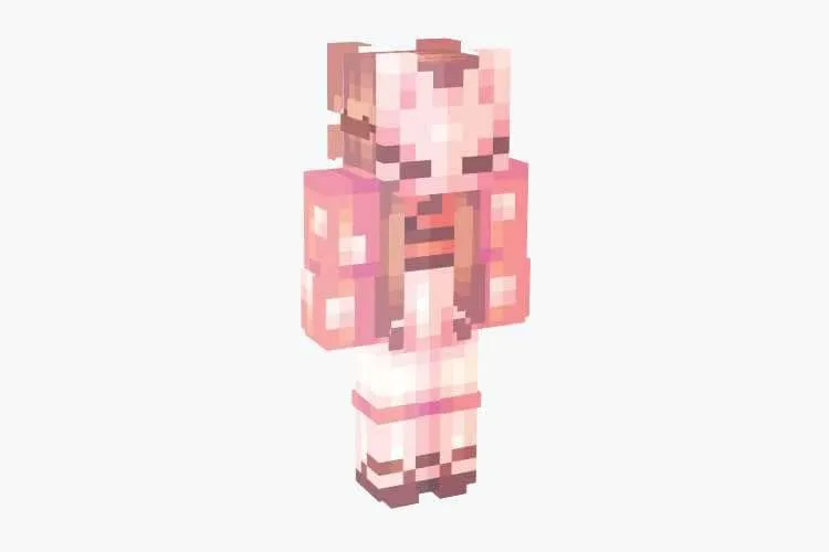 Fox Mask Girl Skin Minecraft