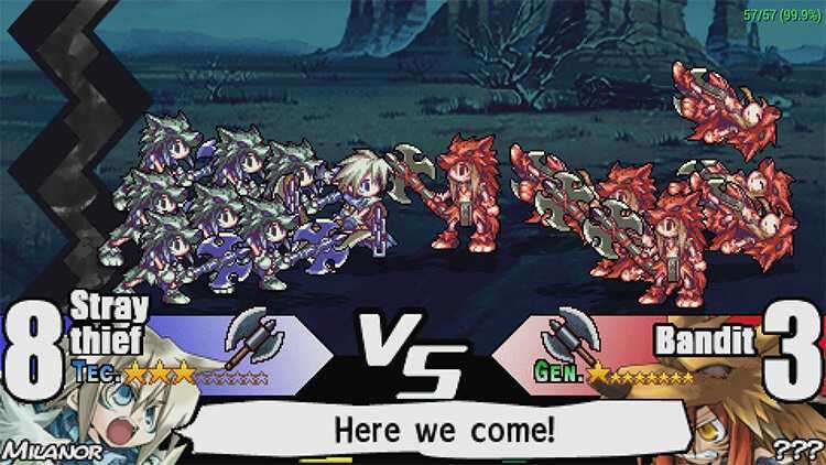 Yggdra Union: We'll Never Fight Alone PSP screenshot