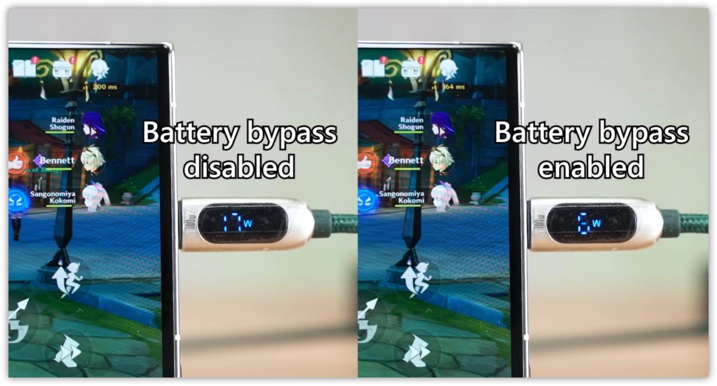 Смартфоны линейки Samsung Galaxy S23 могут иметь функцию работы от блока питания в обход аккумулятора