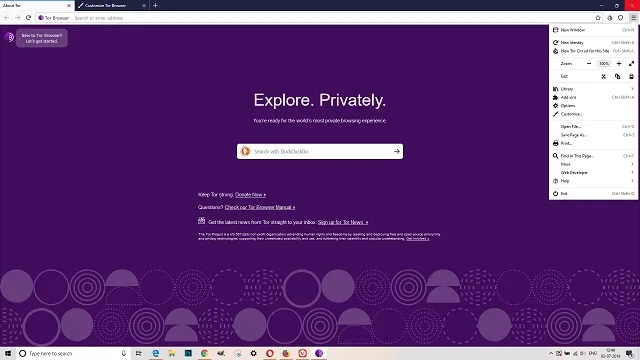 Браузер Tor для Windows 10