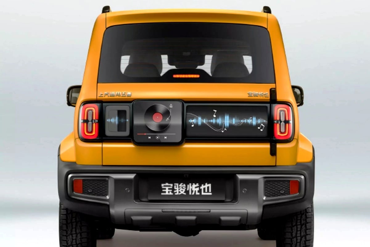 Baojun Yep — китайский электромобиль с внешним дисплеем - rdd.media 2023