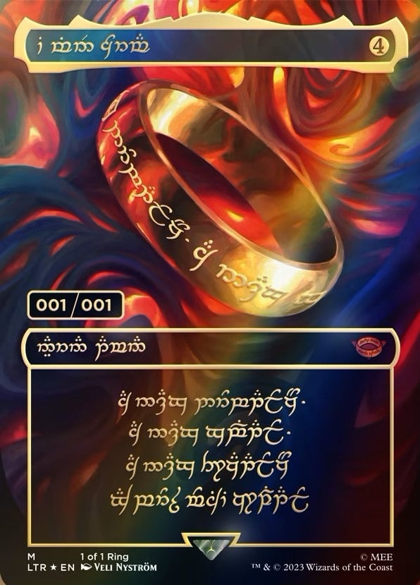 The One Ring 2M Magic The Gathering Card Copyright 2024   Rdd Media The One Ring Karta Magic The Gathering Stoimostyu 2 Mln 2023 